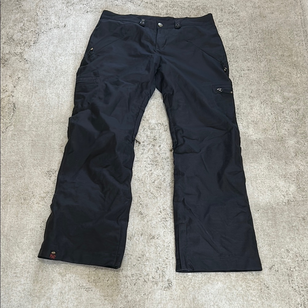 Black Ski Snow pants Water-proof Durable